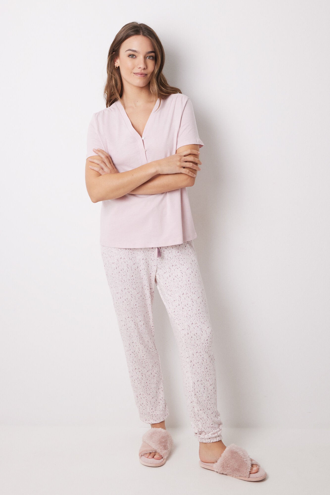 Women Secret_Super Soft Animal Print Skinny Pants_3709647_70_05