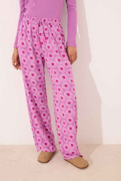 Women Secret_Long Viscose Trouser with Geometric Print_3709656_79_03