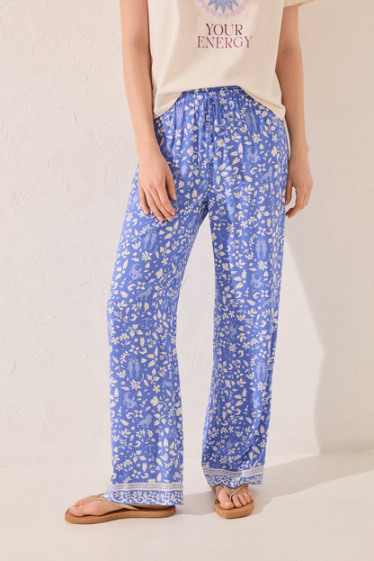 Women Secret_Long Blue Print Viscose Trouser_3709667_19_02