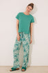 Women Secret_Viscose Trouser with Green Leaf Print_3709669_29_01