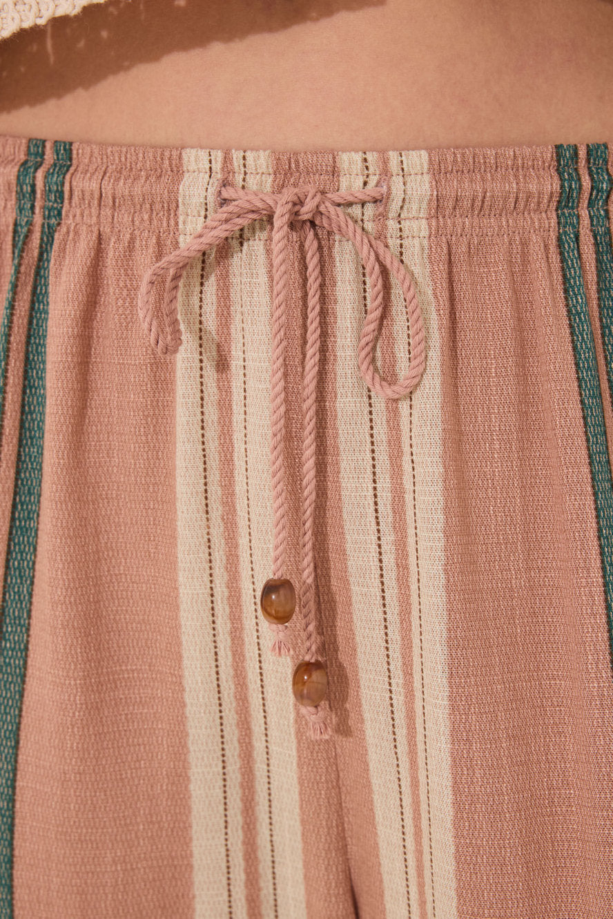 Women Secret_Viscose Trouser with Brown Striped Print_3709680_31_04