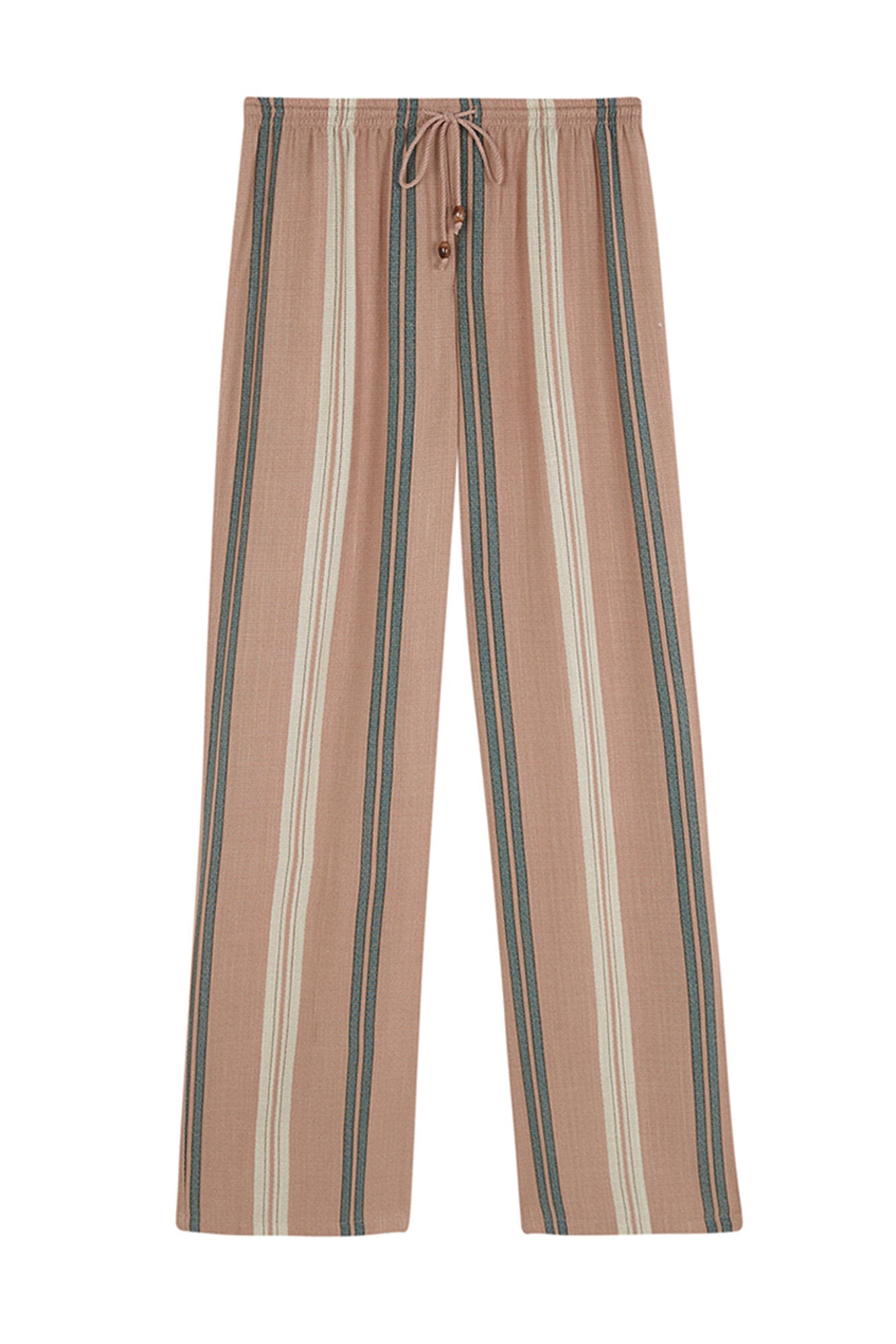 Women Secret_Viscose Trouser with Brown Striped Print_3709680_31_06