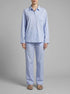 Women Secret_Blue Print_Blue Long Polka-Dot Print Classic Pyjamas_3793061_19_00