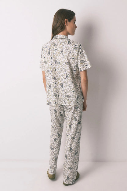 Women Secret_Green Print_Green Cotton Paisley Classic Pyjamas_3793064_29_04