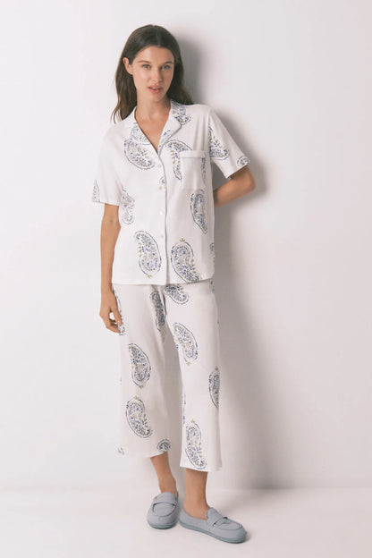 Women Secret_White Print_Blue Cotton Paisley Classic Pyjamas_3793067_97_02