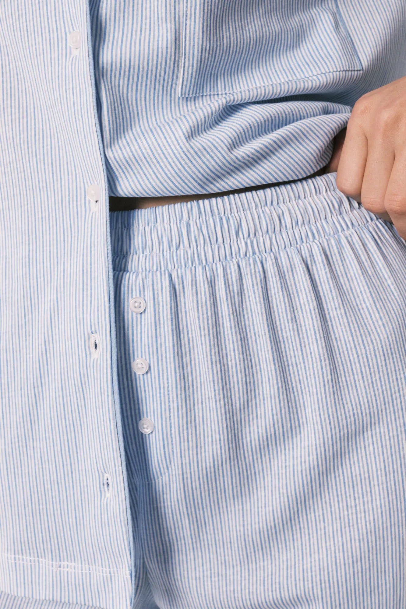 Women Secret Blue Print Women Blue 100% Cotton Printed Classic Pyjamas SKU: 3793069_19 Image 02