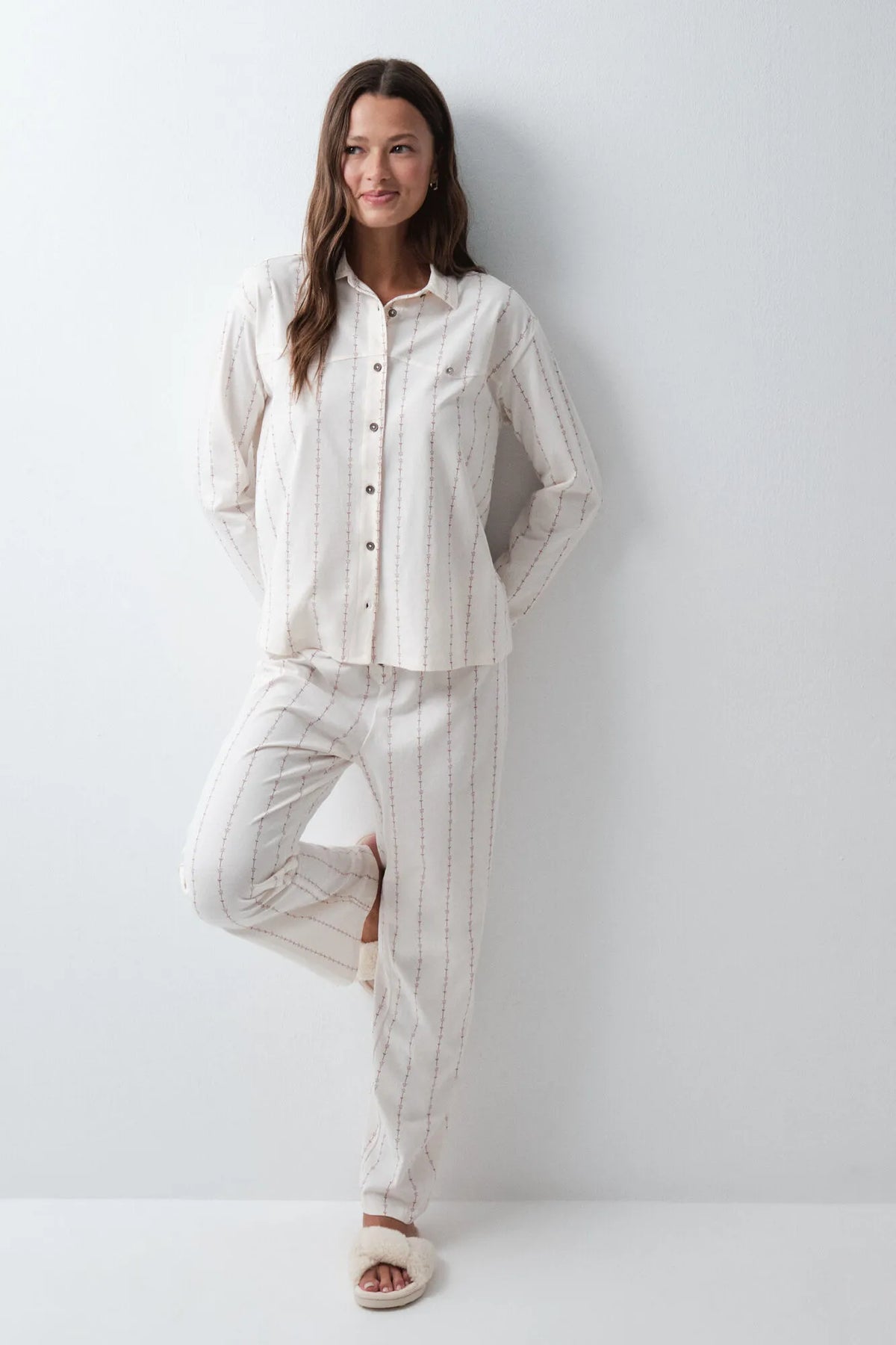 Women Secret Ivory Women Cowboy Classic Pyjamas SKU: 3794102_96 Image 02