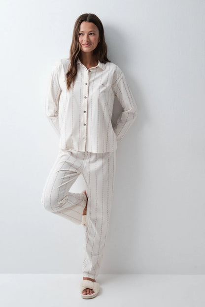 Women Secret Ivory Women Cowboy Classic Pyjamas SKU: 3794102_96 Image 02