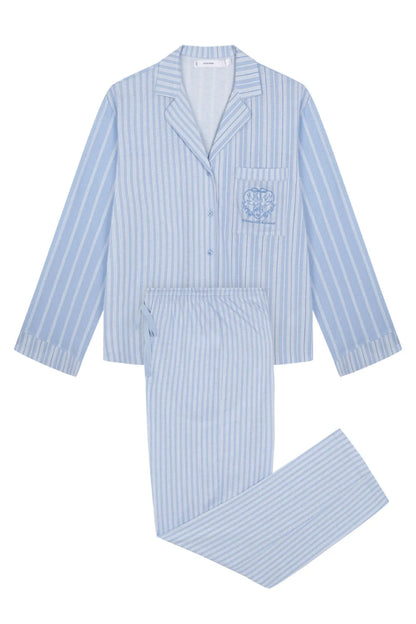 Women Secret Blue Print Women Blue Striped Classic Pyjamas SKU: 3794103_19 Image 08