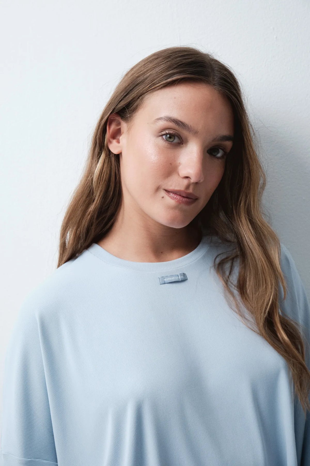 Women Secret Medium Blue Women Blue Ribbed Long Pyjamas SKU: 3794122_14 Image 02