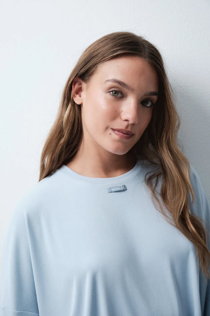 Women Secret Medium Blue Women Blue Ribbed Long Pyjamas SKU: 3794122_14 Image 02
