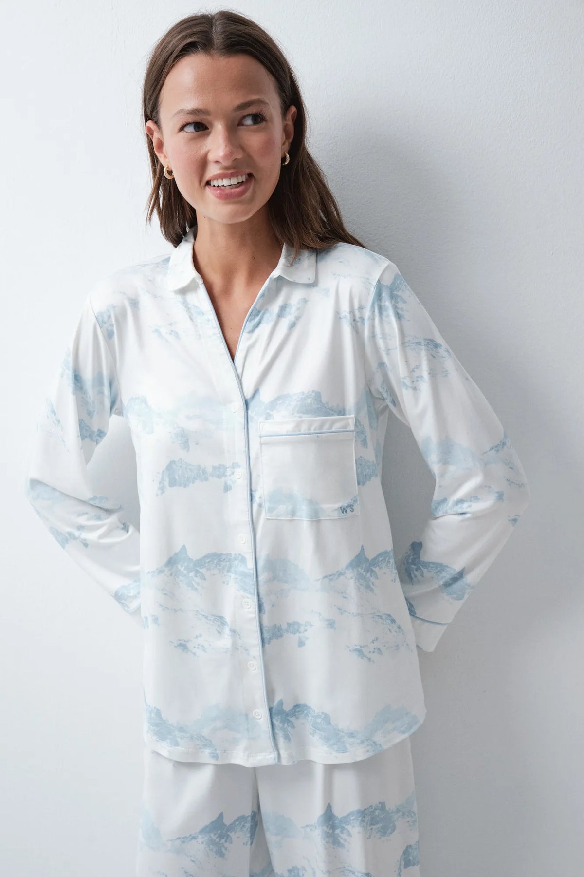Women Secret White Print Women Printed Classic Pyjamas SKU: 3794124_97 Image 03