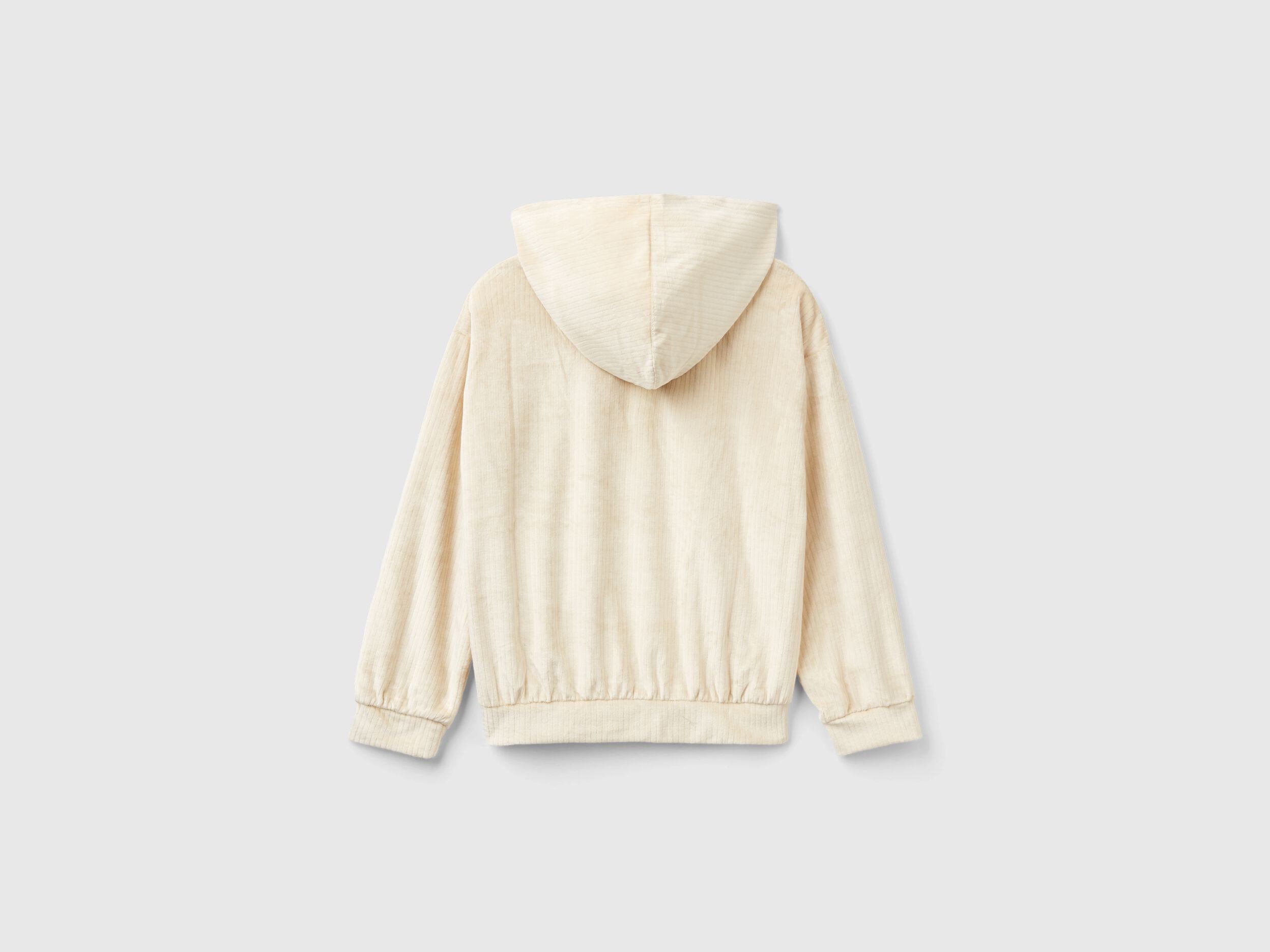 Sweatshirt in Chenille with Hood_37JBC203V_3C9_02