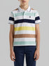 Benetton Multi-color Boys Striped Polo SKU: 37JJG3012_905 Image 00