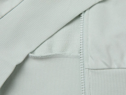 Benetton Light Green Girls 100% Cotton Hoodie SKU: 38O3C506C_00M Image 03