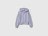 Benetton Lavender Girls 100% Cotton Hoodie SKU: 38O3C506C_19B Image 01