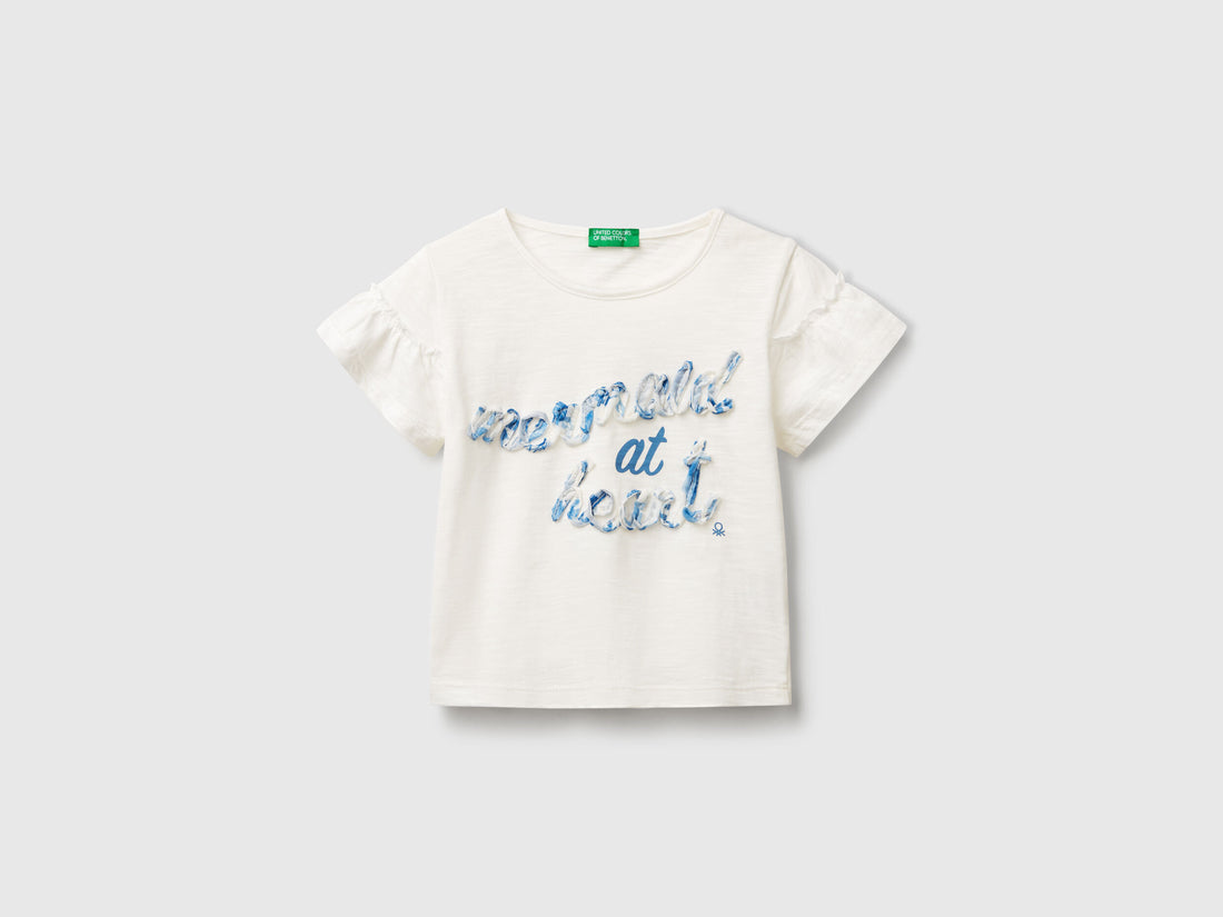 Benetton_T-Shirt with Applique_38V4G10JI_074_01