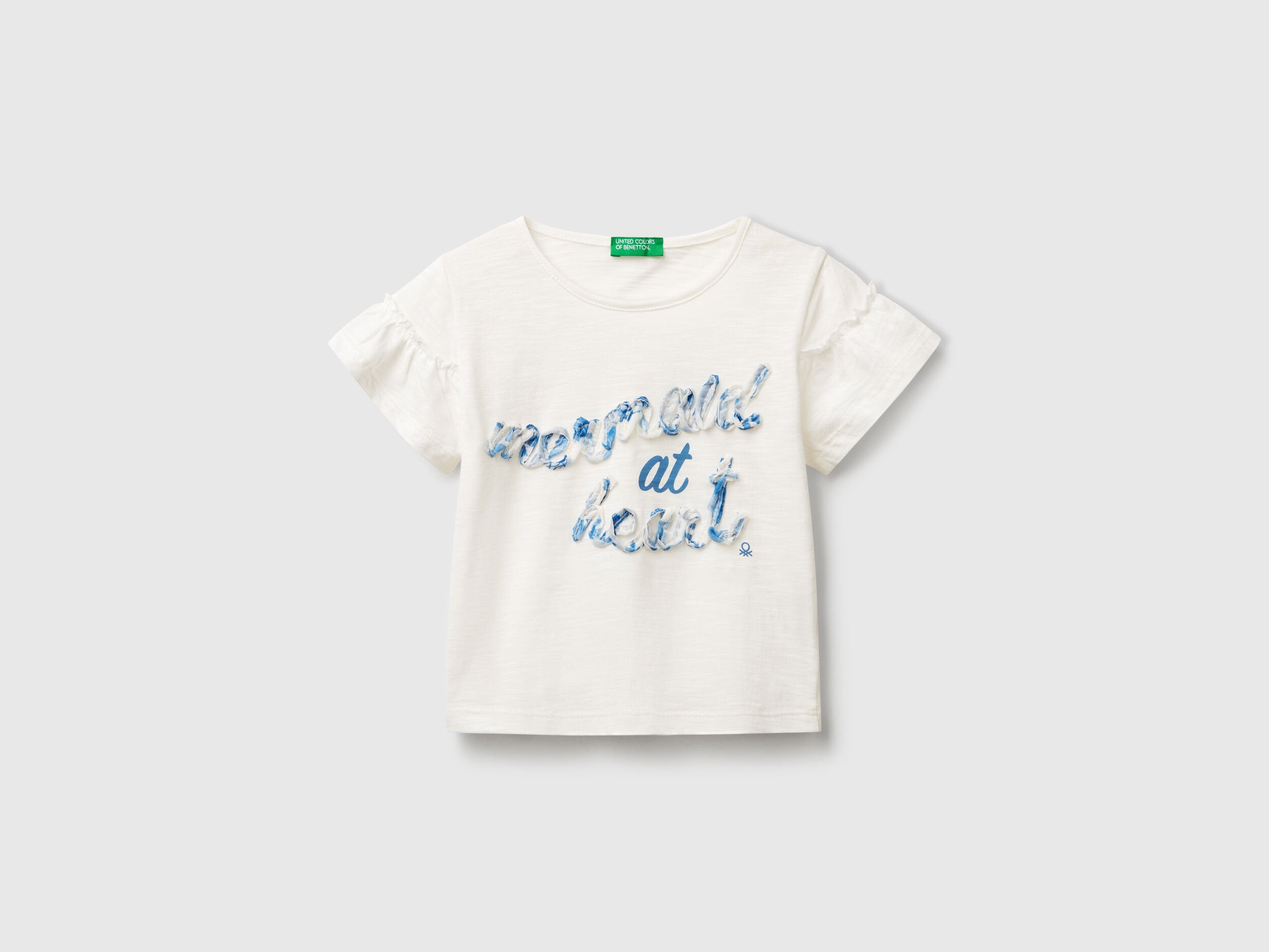 Benetton_T-Shirt with Applique_38V4G10JI_074_01