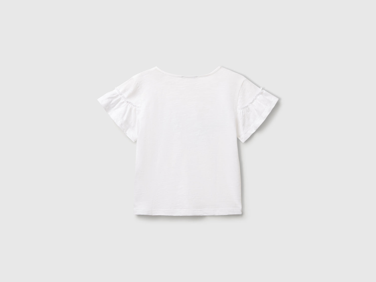 Benetton_T-Shirt with Applique_38V4G10JI_101_02