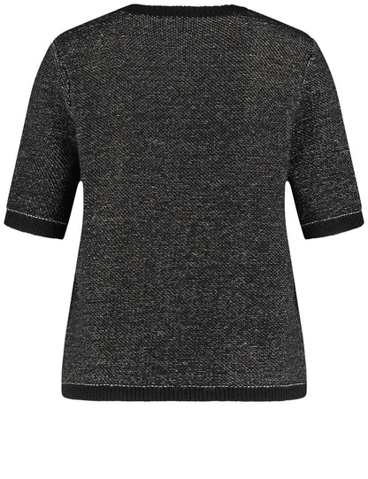 Taifun_Black Patterned_Pullover 1/2 Sleeve_390008-77012_1102_02