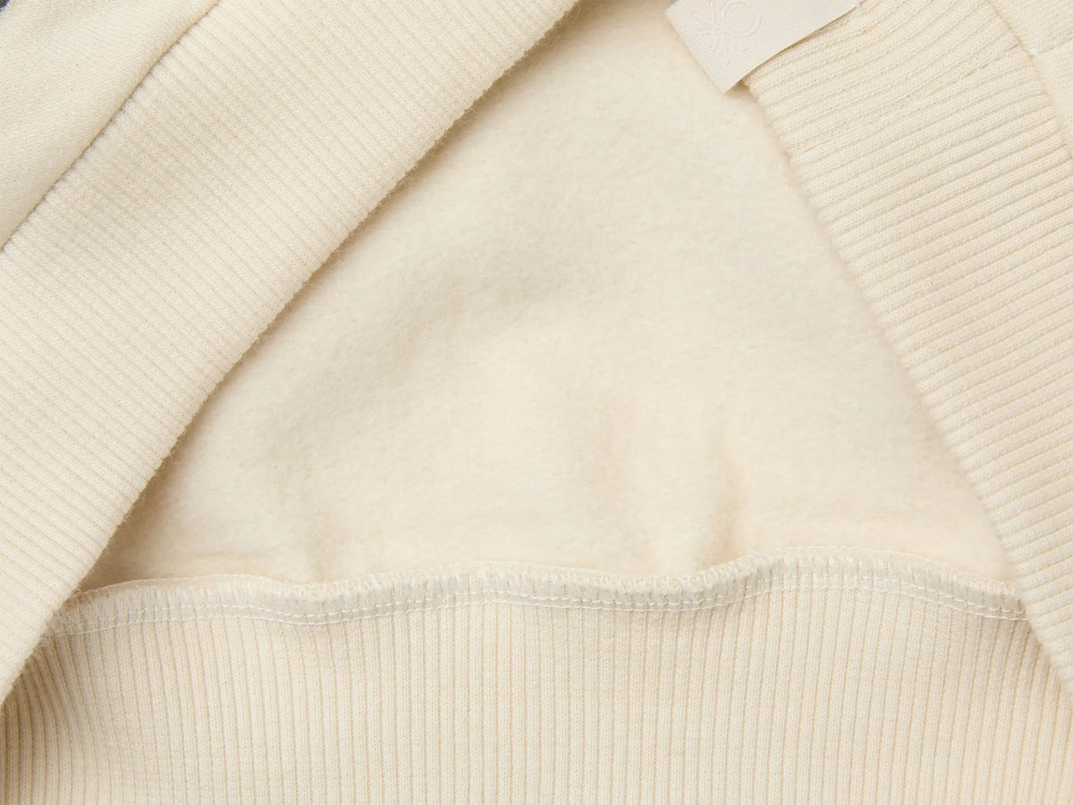 Benetton Creamy White Girls Capyfun Capybara Crewneck Sweatshirt SKU: 392VG10NR_00V Image 03