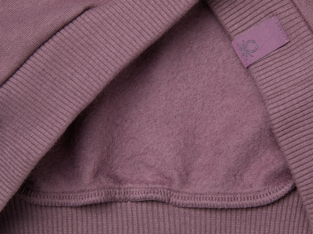 Benetton Plum Girls Capyfun Capybara Crewneck Sweatshirt SKU: 392VG10NR_048 Image 03