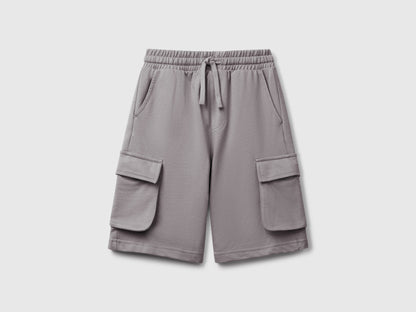 Benetton_Cargo Shorts in Light Sweat Fabric_39DJC902N_11M_01