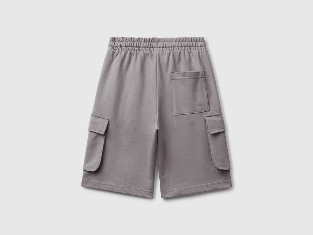 Benetton_Cargo Shorts in Light Sweat Fabric_39DJC902N_11M_02
