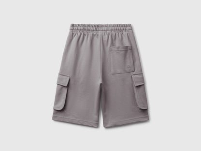 Benetton_Cargo Shorts in Light Sweat Fabric_39DJC902N_11M_02