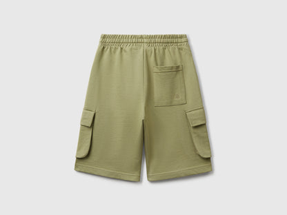Benetton_Cargo Shorts in Light Sweat Fabric_39DJC902N_26K_02