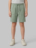 Benetton Military Green Boys Cargo Bermuda Shorts with Drawstring SKU: 39DJG901C_1Q1 Image 00