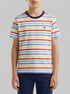 Benetton Sky Blue Boys Striped T-Shirt SKU: 39IAC10S8_906 Image 00