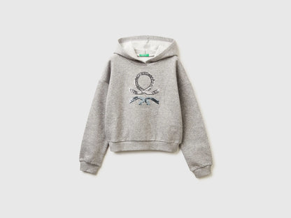 Benetton_Light Gray_Hoodie with Sequins_39M2C205E_501_01