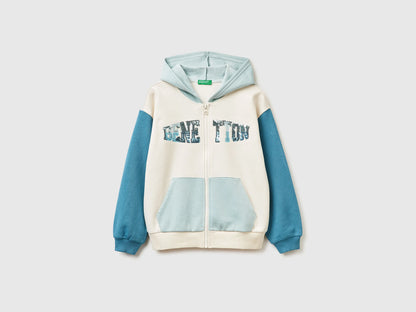 Benetton_Creamy White_Sweatshirt with Zip and Sequins_39M2C505O_901_01