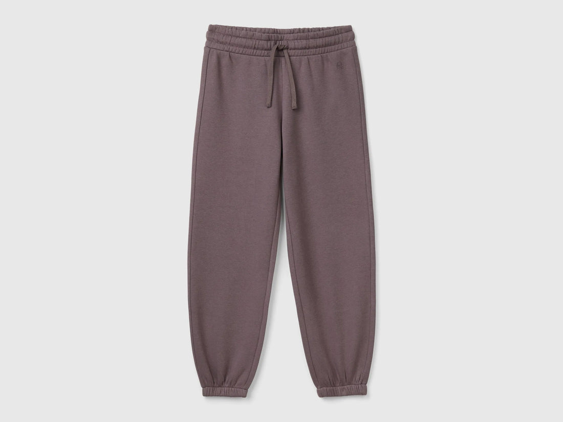 Benetton_Dark Mauve_Sweat Joggers with Drawstring_39M2CF05I_00A_01