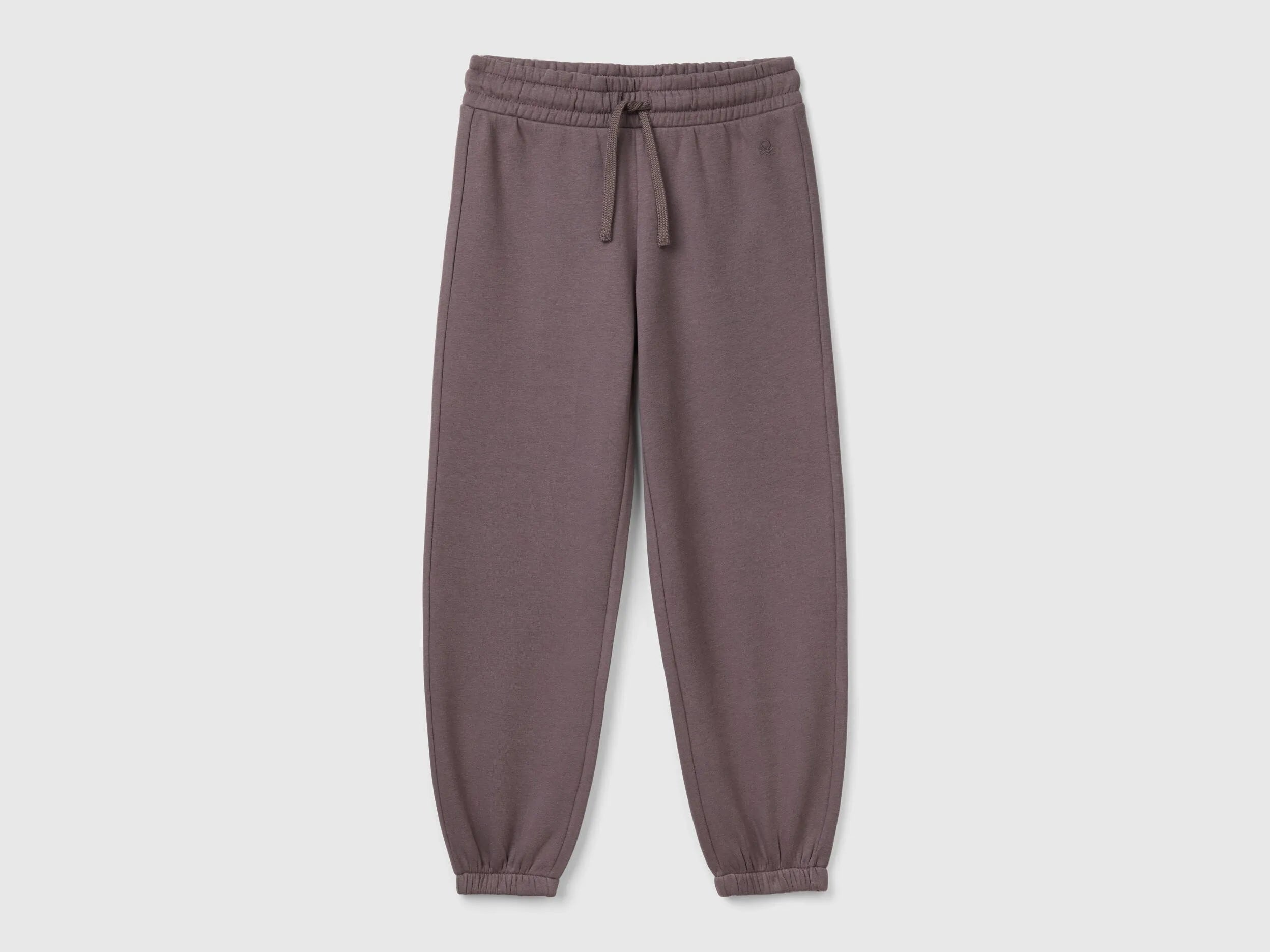 Benetton_Dark Mauve_Sweat Joggers with Drawstring_39M2CF05I_00A_01
