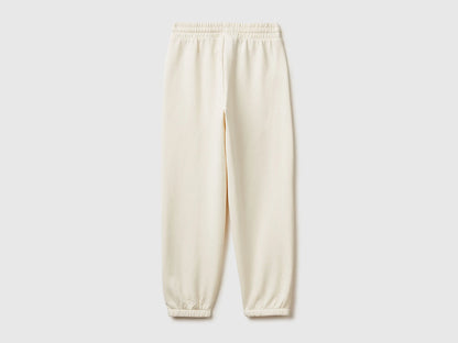 Benetton_Creamy White_Sweat Joggers with Drawstring_39M2CF05I_0R2_02