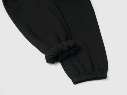 Benetton_Black_Sweat Joggers with Drawstring_39M2CF05I_100_03