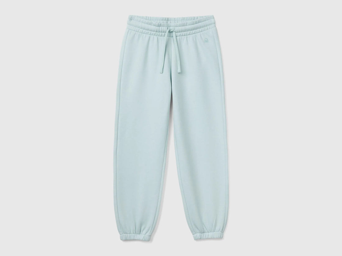 Benetton_Aqua_Sweat Joggers with Drawstring_39M2CF05I_17H_01