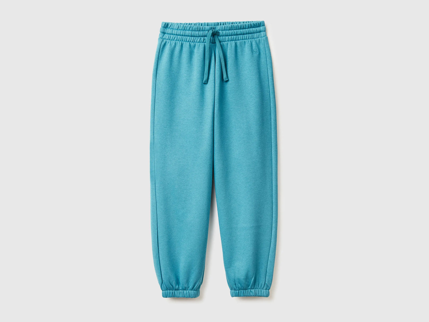Benetton_Turquoise_Sweat Joggers with Drawstring_39M2CF05I_2H6_01