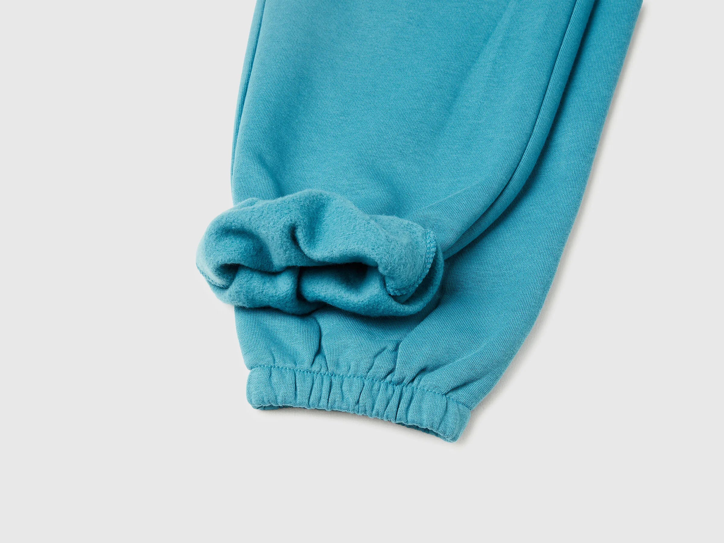 Benetton_Turquoise_Sweat Joggers with Drawstring_39M2CF05I_2H6_03