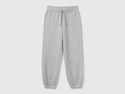 Benetton_Light Gray_Sweat Joggers with Drawstring_39M2CF05I_501_01