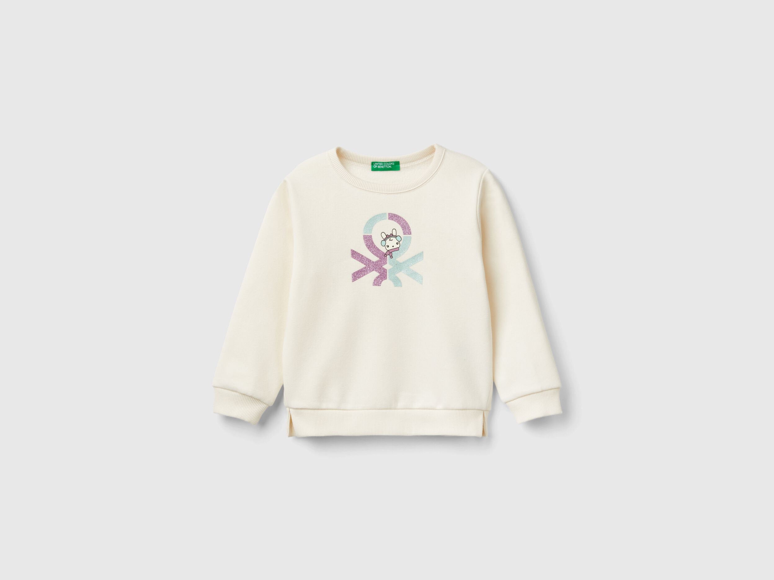Pullover Sweatshirt with Glittery Print_39M2G10GM_0R2_01