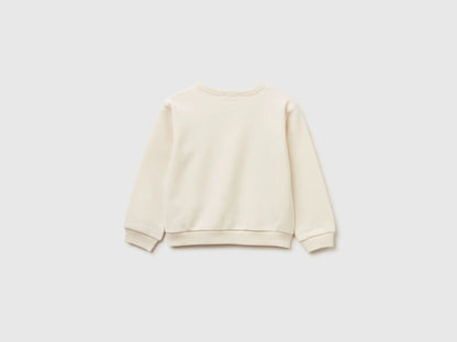Benetton_Creamy White_Pullover Sweatshirt with Glittery Print_39M2G10KY_0R2_02