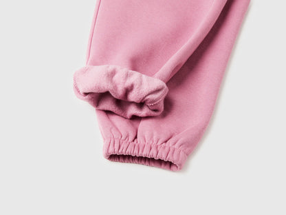 Benetton_Pink_Sweat Joggers with Drawstring_39M2GF04F_2G9_03