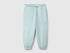 Benetton Aqua Girls Joggers in Warm Fleece SKU: 39M2GF05P_31A Image 01