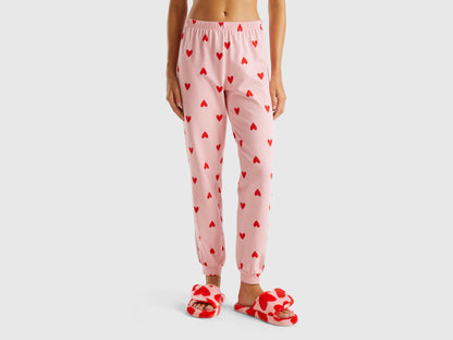 Trousers in Warm Cotton with Hearts_39R73F03M_61G_02