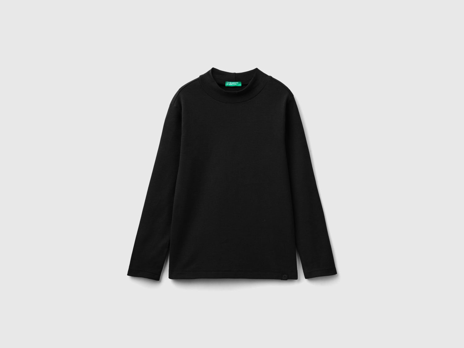 Ribbed Knit Turtleneck T-Shirt_3AOUC202V_100_01