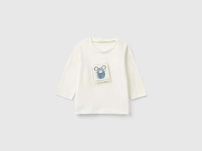 T-Shirt With Animal Patch_3ATNA1056_036_01