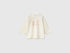 Benetton Creamy White Girl Organic Cotton Printed T-Shirt SKU: 3ATNA107I_0R2 Image 01